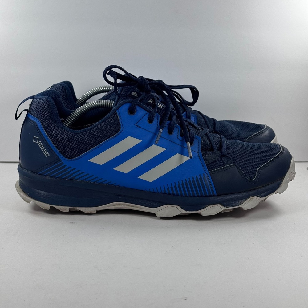 Adidas Terrex Agravic TR Gore-Tex Blue Navy Trail Running Shoes CM7594 Mens 11